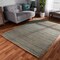 Baxton Studio Michigan Modern and Contemporary Blue Handwoven Hemp Blend Area Rug 188-11840-ZORO - alternate 1